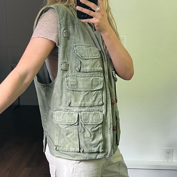 Vintage fishing vest with pockets - Picture 2 of 3